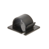 Cable Tie Mount 5mm Hole Black Pack of 100